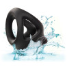alpha ring by Calextotics Ballstretcher en silicone Alpha Dual 37 mm Noir